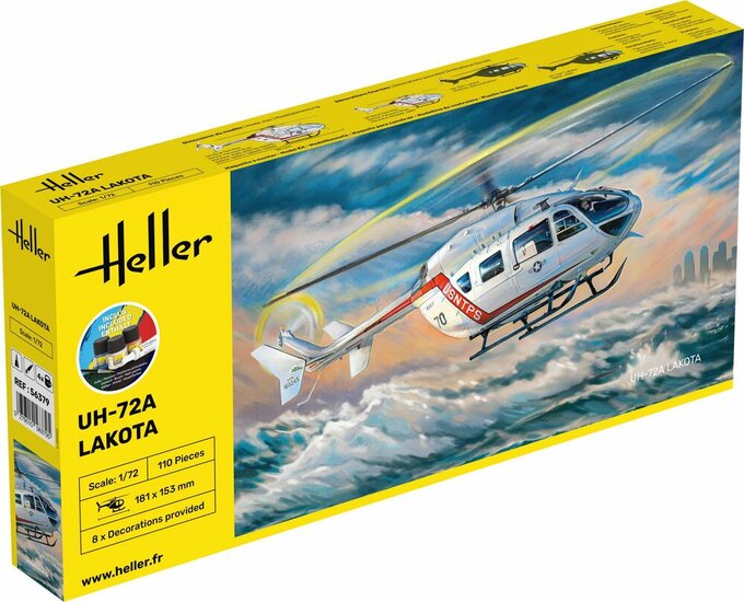 Heller 56379 STARTER KIT UH-72A Lakota Bouwpakket Schaal 1:72