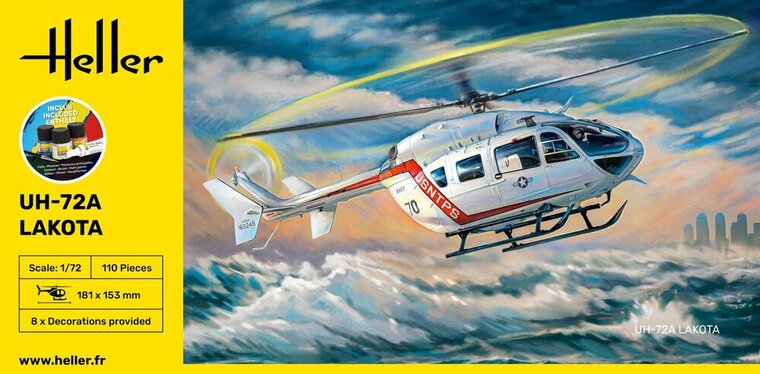 Heller 56379 STARTER KIT UH-72A Lakota Bouwpakket Schaal 1:72