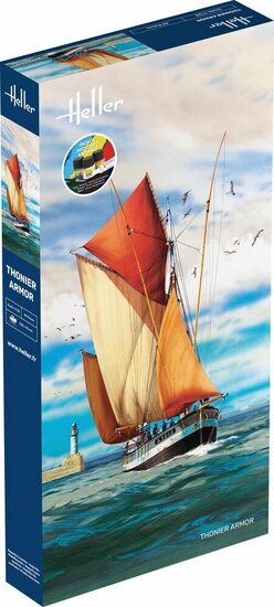 Heller 56609 STARTER KIT Thonier Armor Bouwpakket Schaal 1:125