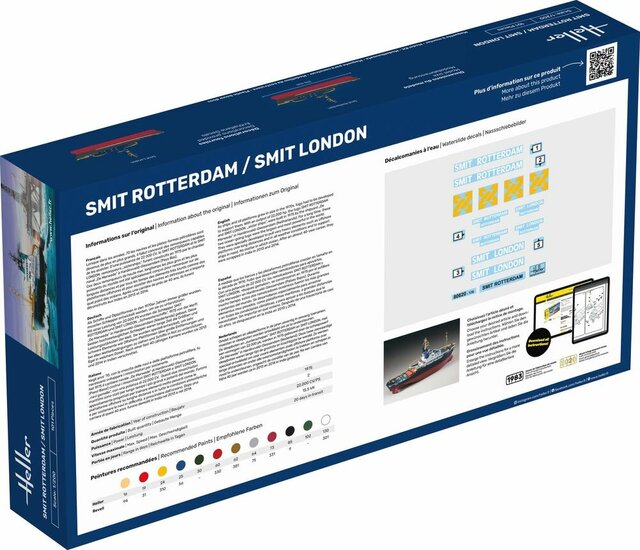 Heller 56620 STARTER KIT Smit Rotterdam Bouwpakket Schaal 1:200