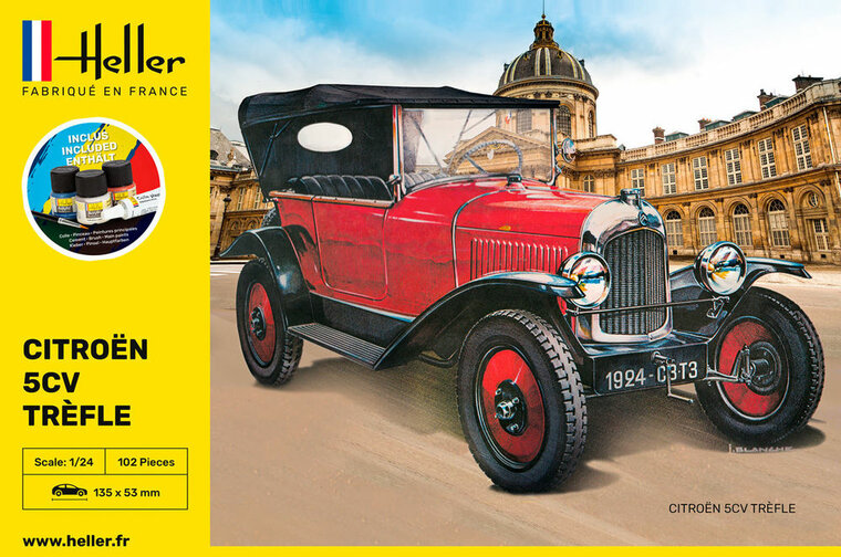 Heller 56702 STARTER KIT Citroen Trefle Bouwpakket Schaal 1:24