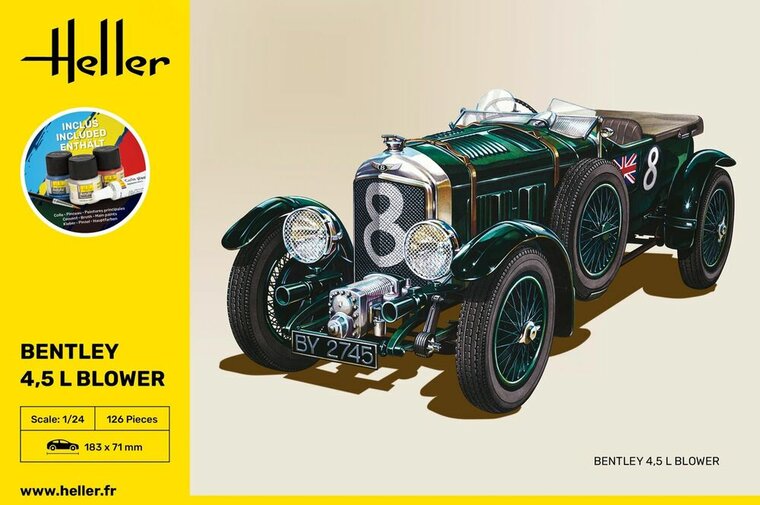 Heller 56722 STARTER KIT Bentley Blower Bouwpakket Schaal 1:24