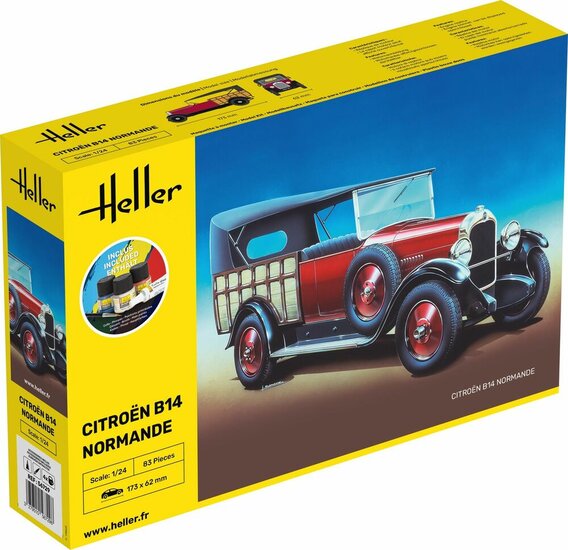 Heller 56729 STARTER KIT Citroen B14 Normande Bouwpakket Schaal 1:24