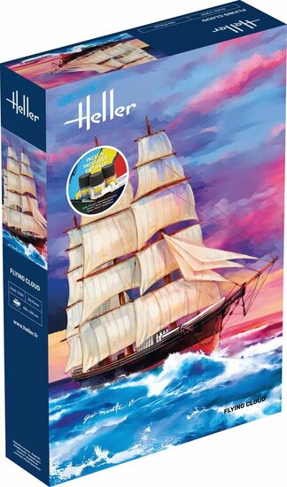 Heller 56830 STARTER KIT Flying Cloud Bouwpakket Schaal 1:200