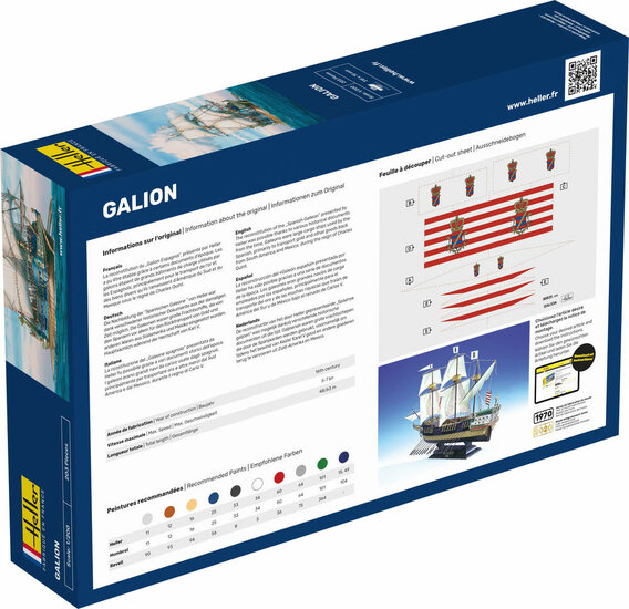 Heller 56835 STARTER KIT Galion Bouwpakket Schaal 1:200