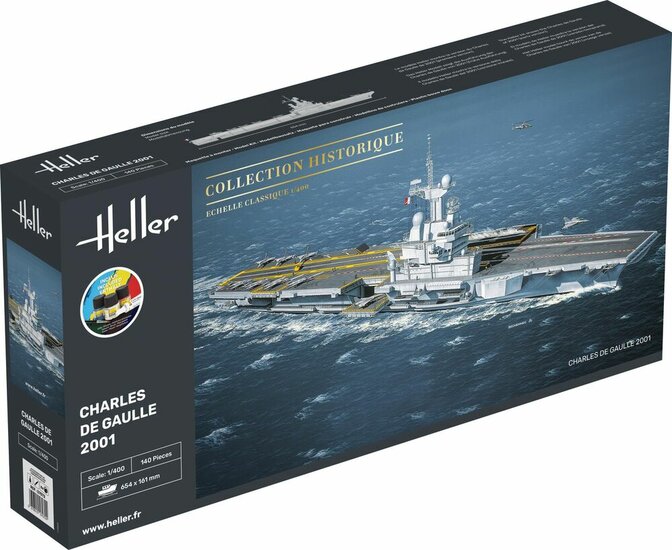 Heller 57072 STARTER KIT Charles de Gaulle Bouwpakket Schaal 1:400