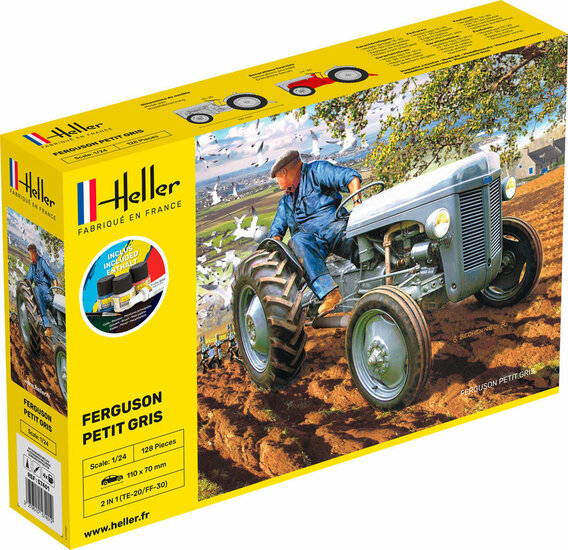 Heller 57401 STARTER KIT Ferguson Le Petit Gris Bouwpakket Schaal 1:24