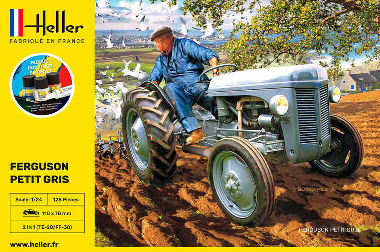 Heller 57401 STARTER KIT Ferguson Le Petit Gris Bouwpakket Schaal 1:24
