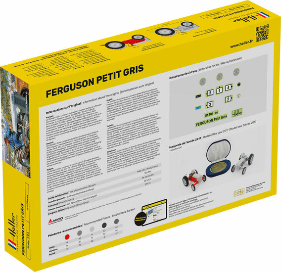 Heller 57401 STARTER KIT Ferguson Le Petit Gris Bouwpakket Schaal 1:24
