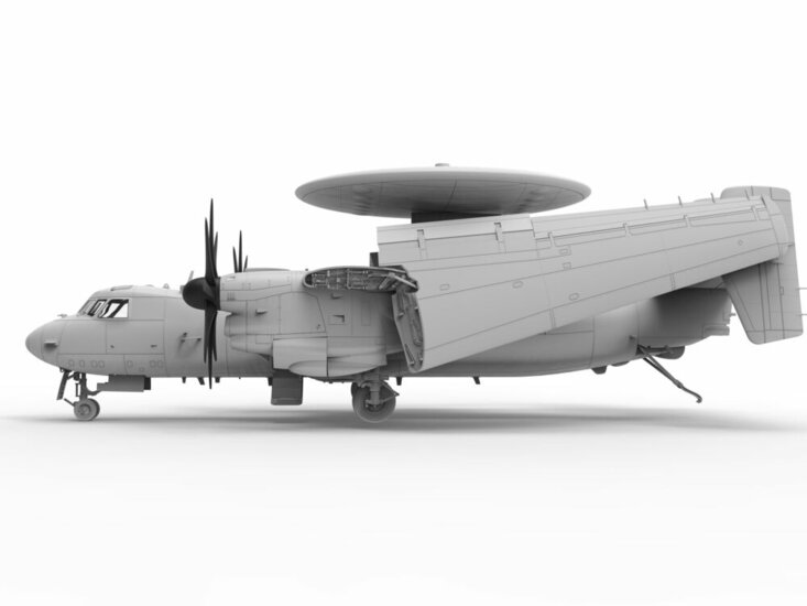 Heller 58300 STARTER KIT E-2C Hawkeye Bouwpakket Schaal 1:72