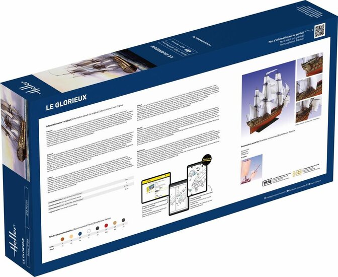 Heller 58889 STARTER KIT Le Glorieux Bouwpakket Schaal 1:150