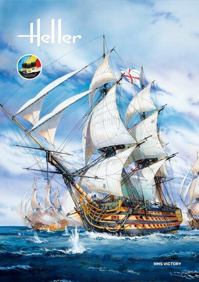 Heller 58897 STARTER KIT HMS Victory Bouwpakket Schaal 1:100