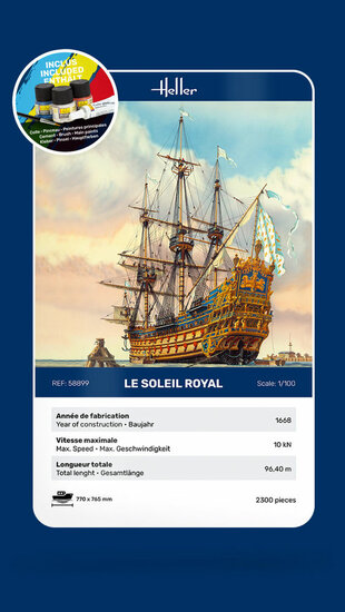 Heller 58899 STARTER KIT Soleil Royal Bouwpakket Schaal 1:100