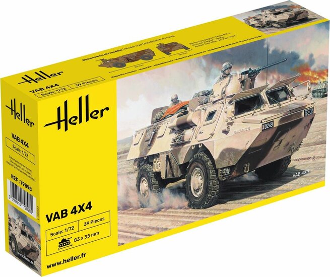 Heller 79898 VAB 4X4 Bouwpakket Schaal 1:72