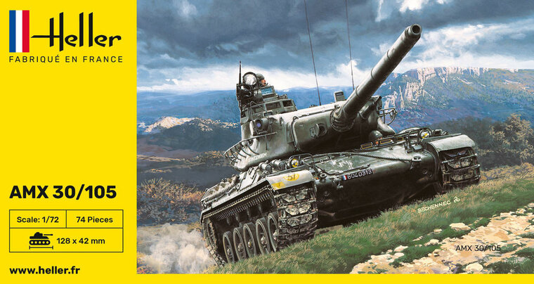 Heller 79899 AMX 30/105 Bouwpakket Schaal 1:72
