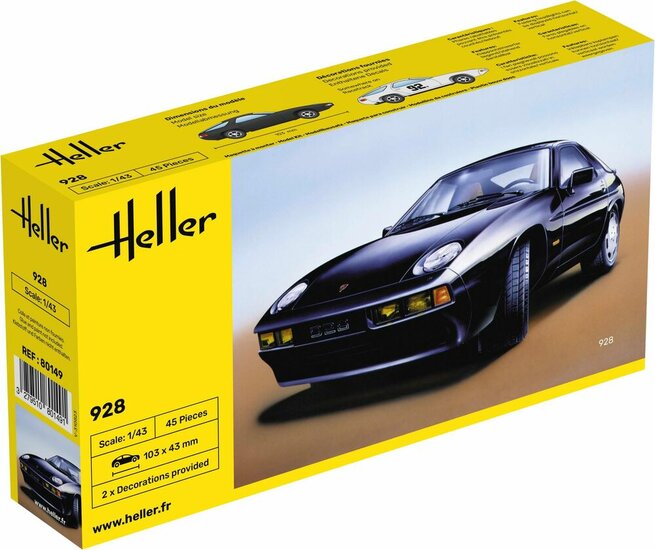 Heller 80149 928 Bouwpakket Schaal 1:43
