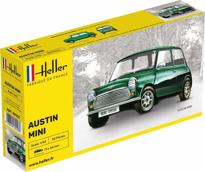 Heller 80153 Mini Bouwpakket Schaal 1:43
