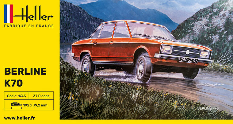 Heller 80176 K70 Bouwpakket Schaal 1:43