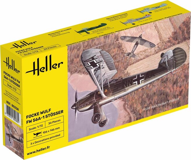 Heller 80238 Focke Wulf Stosser Bouwpakket Schaal 1:72