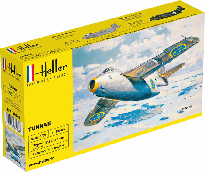 Heller 80260 Tunnan Bouwpakket Schaal 1:72