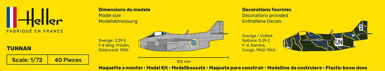Heller 80260 Tunnan Bouwpakket Schaal 1:72