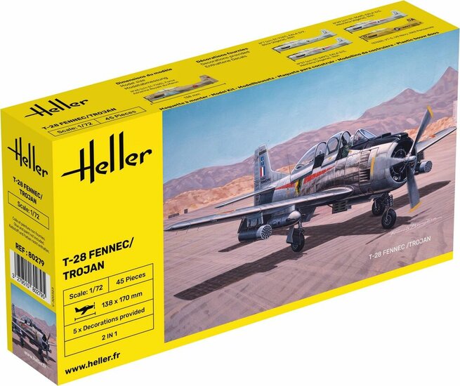 Heller 80279 T-28 FENNEC / TROJAN Bouwpakket Schaal 1:72
