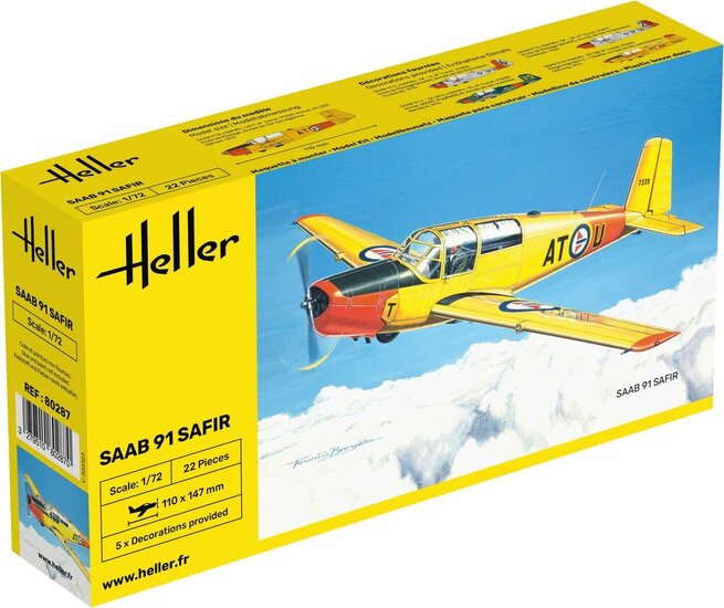 Heller 80287 SAFIR 91 Bouwpakket Schaal 1:72
