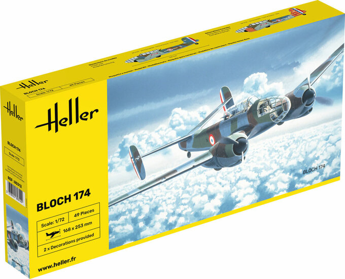 Heller 80312 Bloch 174 Bouwpakket Schaal 1:72