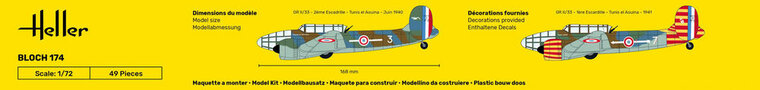 Heller 80312 Bloch 174 Bouwpakket Schaal 1:72