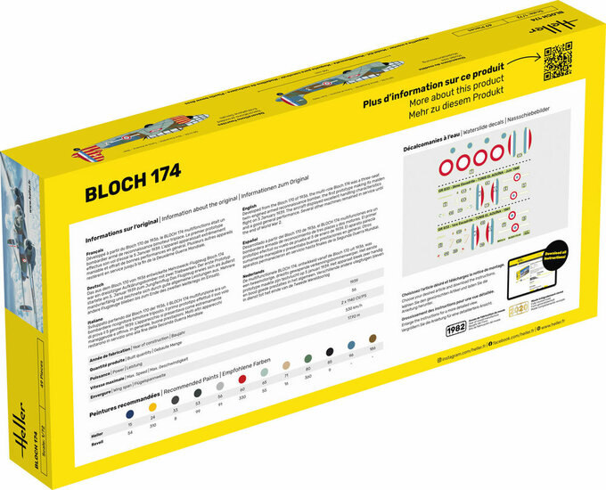 Heller 80312 Bloch 174 Bouwpakket Schaal 1:72