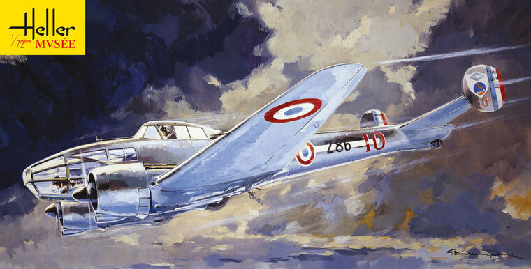 Heller 80313 Potez 63-11 A3, No.156/709 "Heller Museum Bouwpakket Schaal 1:72