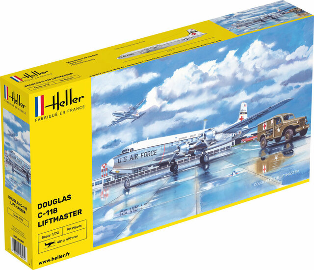 Heller 80317 C-118 LIFTMASTER Bouwpakket Schaal 1:72