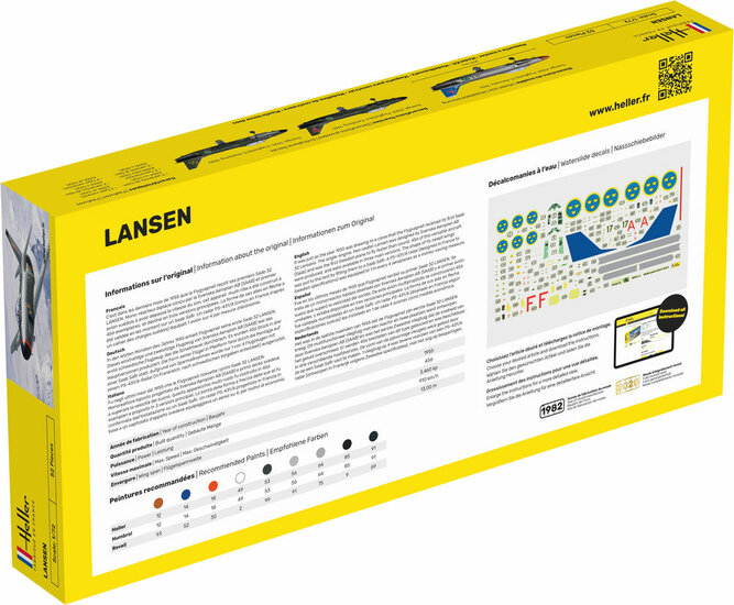 Heller 80343 Lansen Bouwpakket Schaal 1:72