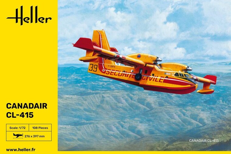 Heller 80370 Canadair CL-415 Bouwpakket Schaal 1:72 vliegtuig