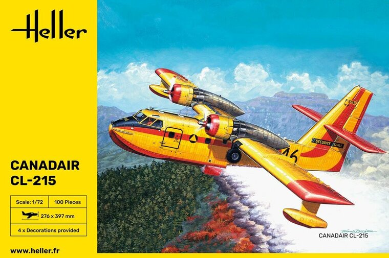 Heller 80373 Canadair CL-215 Bouwpakket Schaal 1:72 vliegtuig