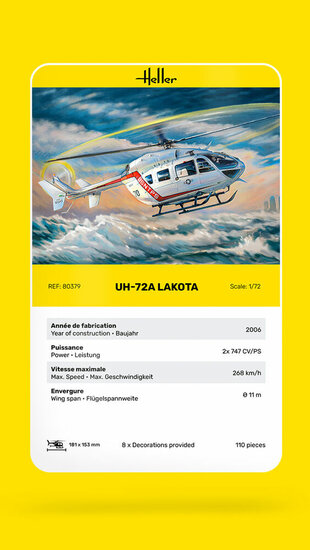 Heller 80379 UH-72A Lakota Bouwpakket Schaal 1:72