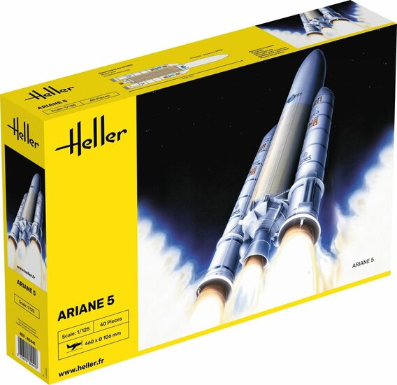 Heller 80441 Ariane 5 Bouwpakket Schaal 1:125