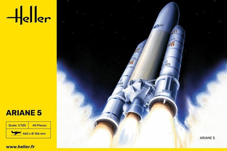 Heller 80441 Ariane 5 Bouwpakket Schaal 1:125