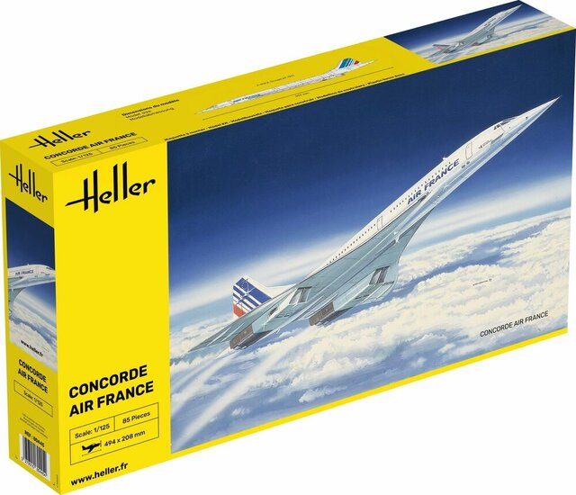 Heller 80445 Concorde AF Bouwpakket Schaal 1:125