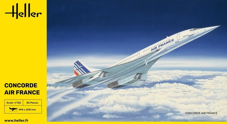 Heller 80445 Concorde AF Bouwpakket Schaal 1:125