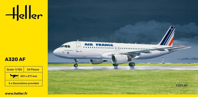 Heller 80448 A 320 AF Bouwpakket Schaal 1:125