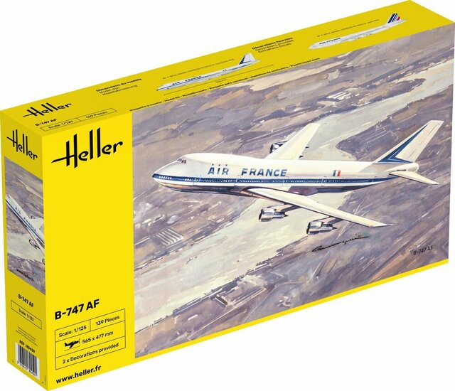 Heller 80459 B-747 AF Bouwpakket Schaal 1:125