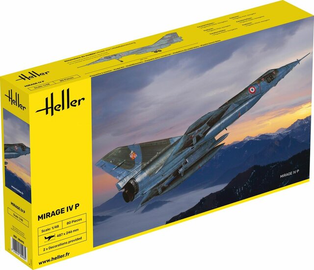 Heller 80493 Mirage IV P Bouwpakket Schaal 1:48