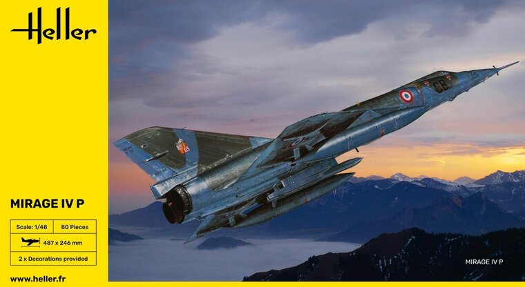 Heller 80493 Mirage IV P Bouwpakket Schaal 1:48