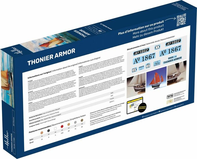 Heller 80609 Thonier Armor Bouwpakket Schaal 1:125