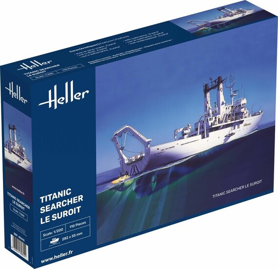 Heller 80615 Titanic Searcher "Le Suroit" Bouwpakket Schaal 1:200
