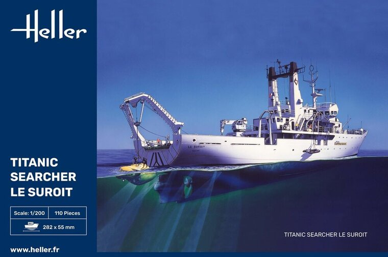 Heller 80615 Titanic Searcher "Le Suroit" Bouwpakket Schaal 1:200