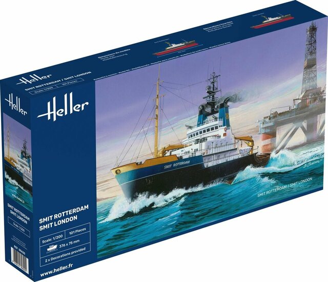 Heller 80620 Smit Rotterdam/ Smit London Bouwpakket Schaal 1:200