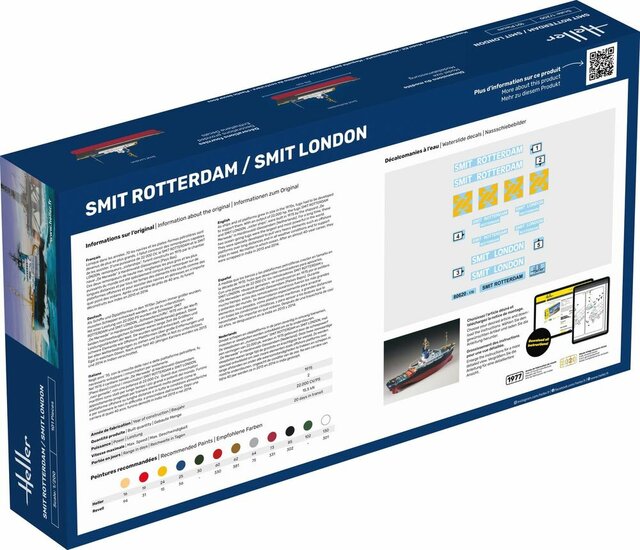 Heller 80620 Smit Rotterdam/ Smit London Bouwpakket Schaal 1:200