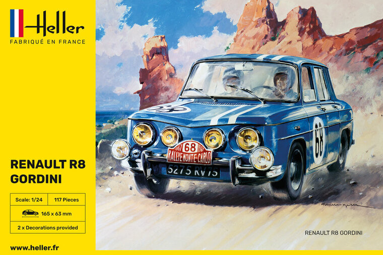 Heller 80700 Renault R8 Gordini Bouwpakket Schaal 1:24